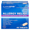 CareOne 24 Hour Allergy Relief Antihistamine 180 mg Tablets