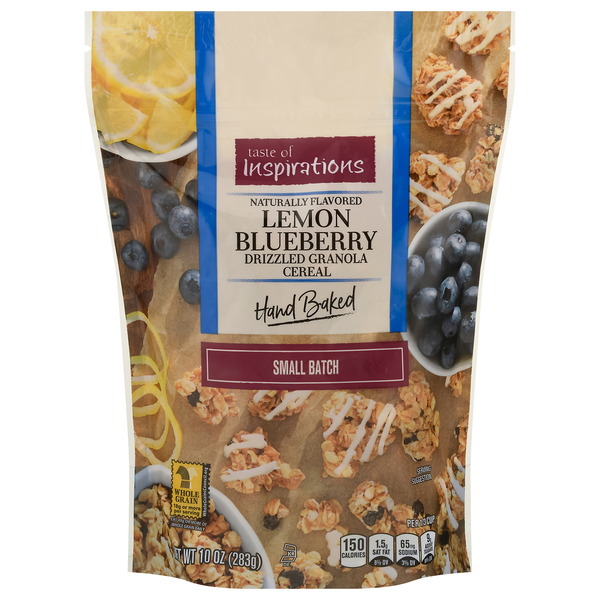 Taste of Inspirations Drizzled Lemon Blueberry Granola Cereal