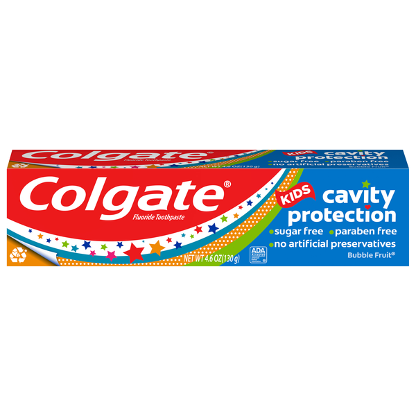 Colgate Kids Cavity Protection Bubble Fruit Toothpaste