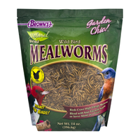 Brown's Dried Mealworms for Wild Birds & Backyard Chickens