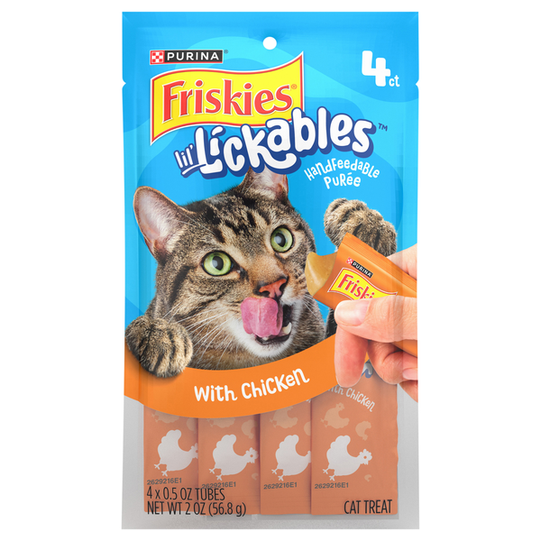 Friskies lil' Lickables Chicken Cat Treats - 4 ct