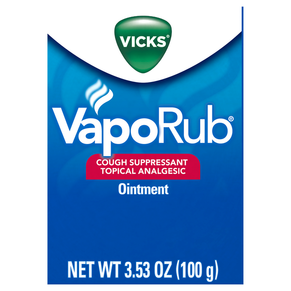 Vicks VapoRub Cough Suppressant Topial Analgesic Ointment