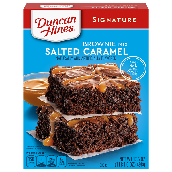Save on Duncan Hines Signature Brownie Mix Salted Caramel Order Online