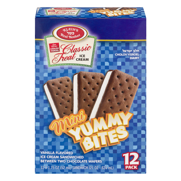 Save On Klein S Real Kosher Mini Yummy Bites Vanilla Ice Cream Sandwiches Order Online Delivery Stop Shop