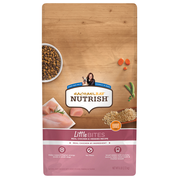 Rachael Ray Nutrish Little Bites Real Chicken & Veggies Dry Dog Food