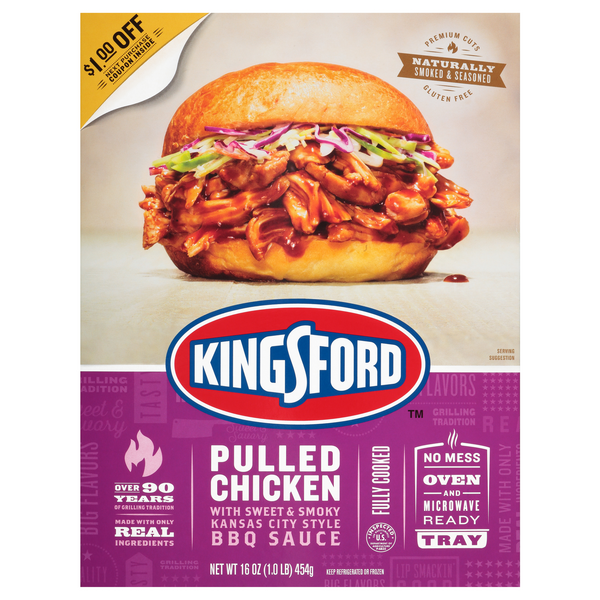 Kingsford Pulled Chicken with Kansas City Style BBQ Sauce