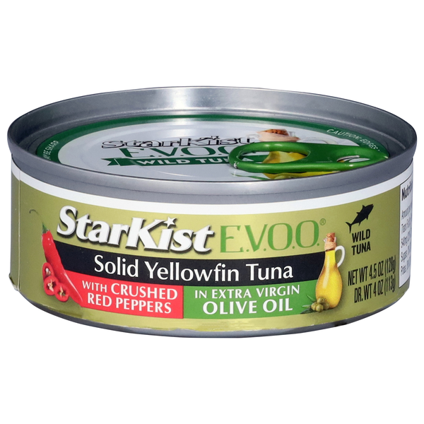 StarKist Solid Yellowfin Tuna w/Crushed Red Peppers Extra Virgin Olive Oil