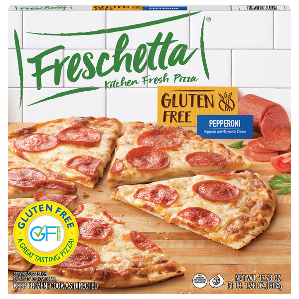 Freschetta Kitchen Fresh Gluten Free Pepperoni Pizza Frozen