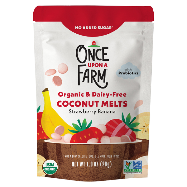 Once Upon a Farm Organic Dairy-Free Strawberry Banana Coconut Melts