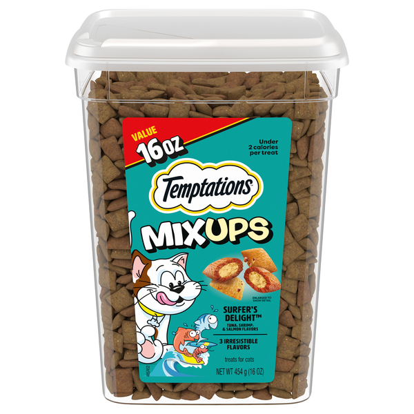 Temptations MixUps Surfers' Delight Crunchy & Soft Cat Treats