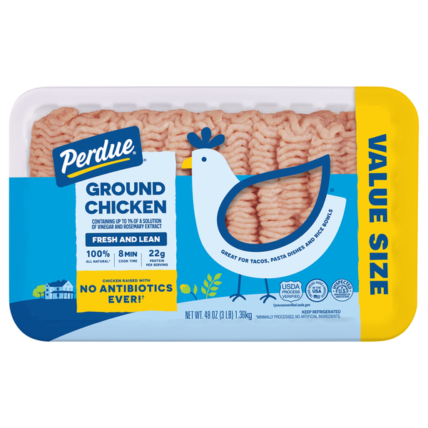 Perdue 92% Lean 8% Fat Ground Chicken Fresh