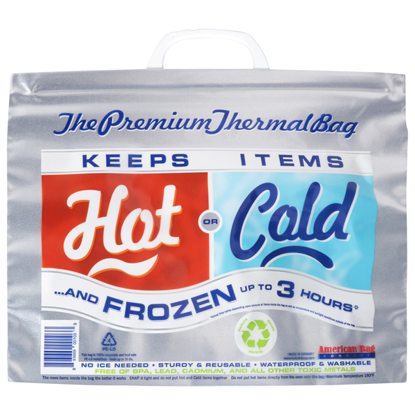 American Bag Thermal Bag Hot or Cold & Frozen
