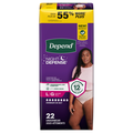 Depend Women's Night Defense Incontinence Underwear Large