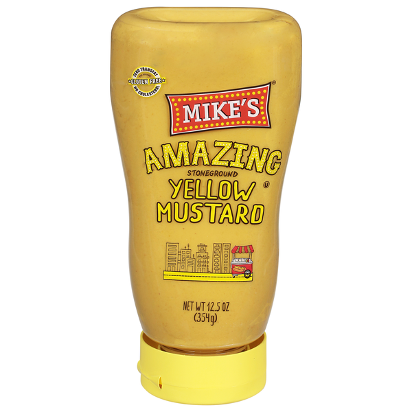 Mike's Amazing Stoneground Yellow Mustard