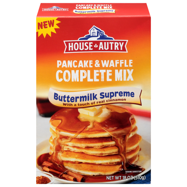 House-Autry Buttermilk Supreme Complete Pancake & Waffle Mix