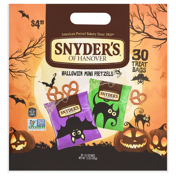 Save on Snyder's Halloween Mini Pretzel Bags 30 ct Order Online