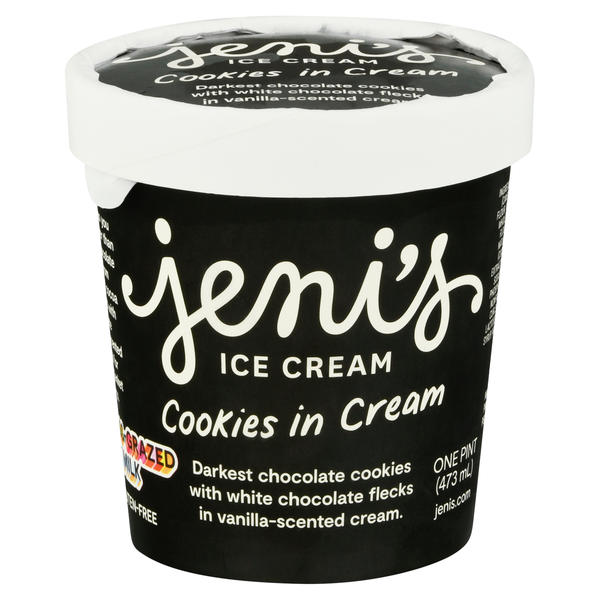 Jeni's Gluten Free Cookies in Cream Ice Cream