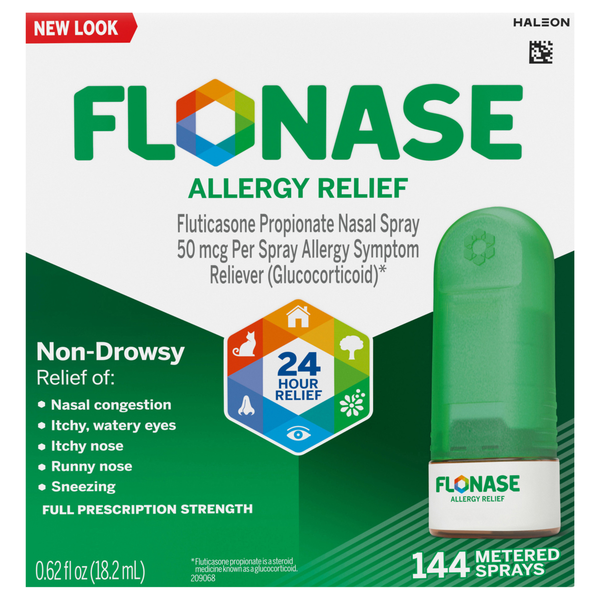 Flonase Allergy Relief Full Prescription Strength Non - 144 Metered Sprays