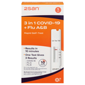 2San 3-in-1 Covid-19 + Flu A & B Rapid Self-Test