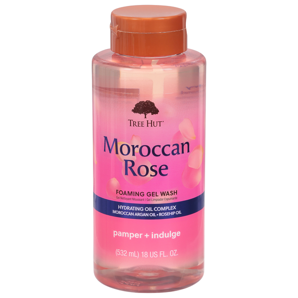 Tree Hut Moroccan Rose Foaming Gel Body Wash