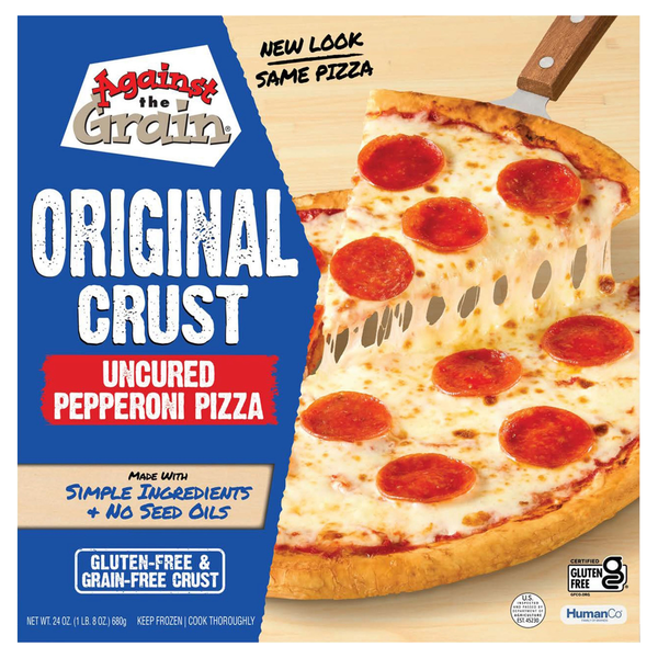 Against The Grain Gluten & Grain Uncured Pepperoni Pizza Frozen