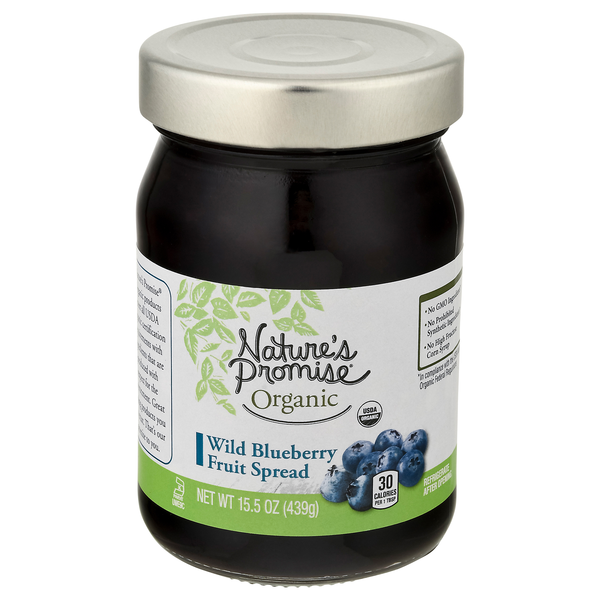 Nature's Promise Organic Wild Blueberry Fruit Spread