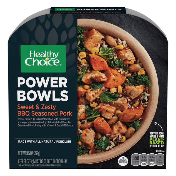 Healthy Choice Bbq Seasoned Pork Wrap Save on Healthy Choice Power Bowls Sweet And Zesty BBQ Seasoned Pork