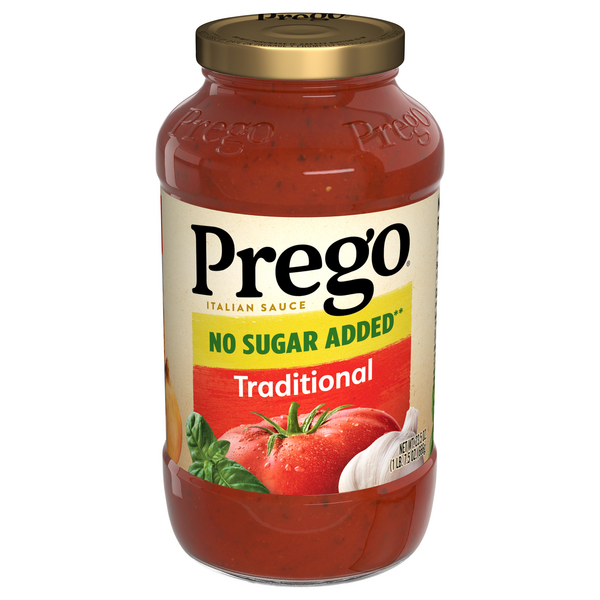 Prego No Sugar Added Traditional Italian Pasta Sauce
