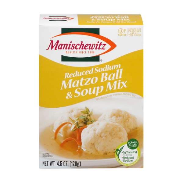 Save on Manischewitz Matzo Ball & Soup Mix Reduced Sodium Order Online