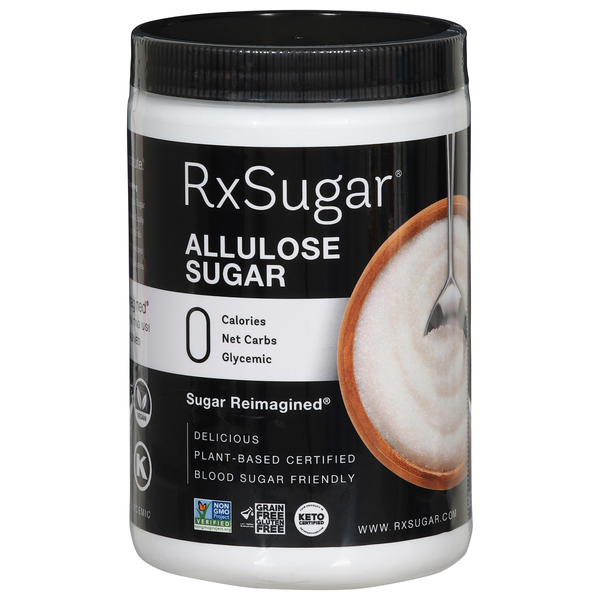 RxSugar Zero Calorie Keto Allulose Sugar