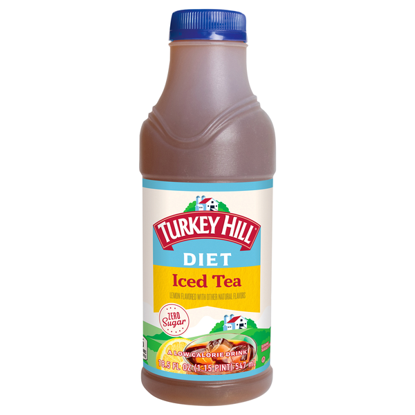 Turkey Hill Diet Lemon Flavored Iced Tea Refrigerated