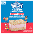 Kellogg's Rice Krispies Treats Strawberry Ice Cream Sandwiches - 3 ct