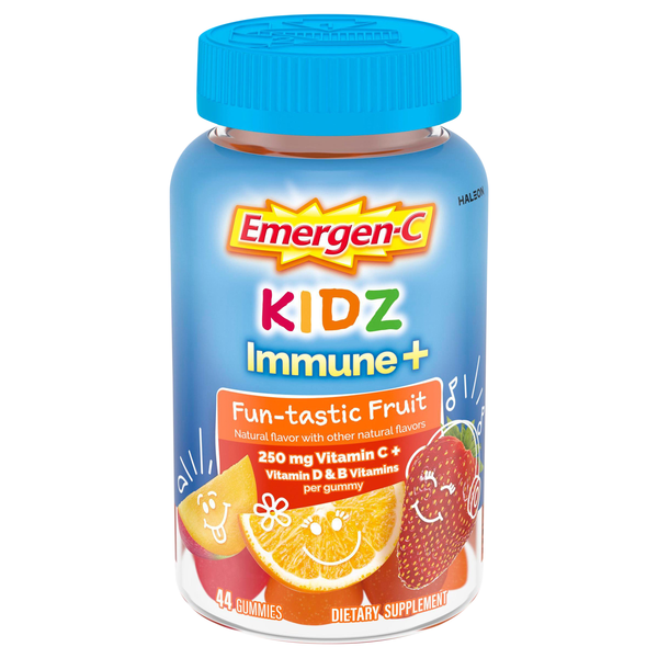 Emergen-C Kidz Immune+ Gummies Fun-tastic Fruit