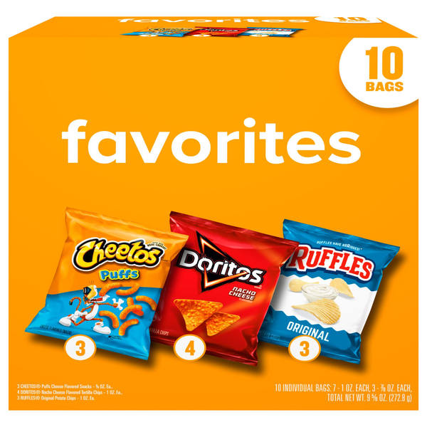 Frito-Lay Favorites Mix Snack Variety Pack - 10 ct