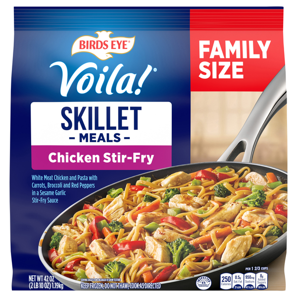 Birds Eye Voila! Chicken Stir-Fry Family Size Frozen Skillet Meal