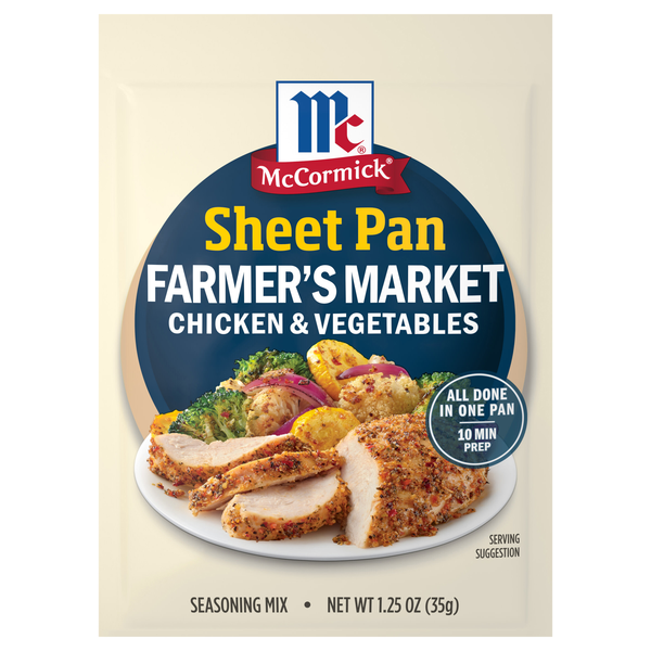 McCormick One Sheet Pan Farmer's Market Chicken & Vegetables Seasoning Mix