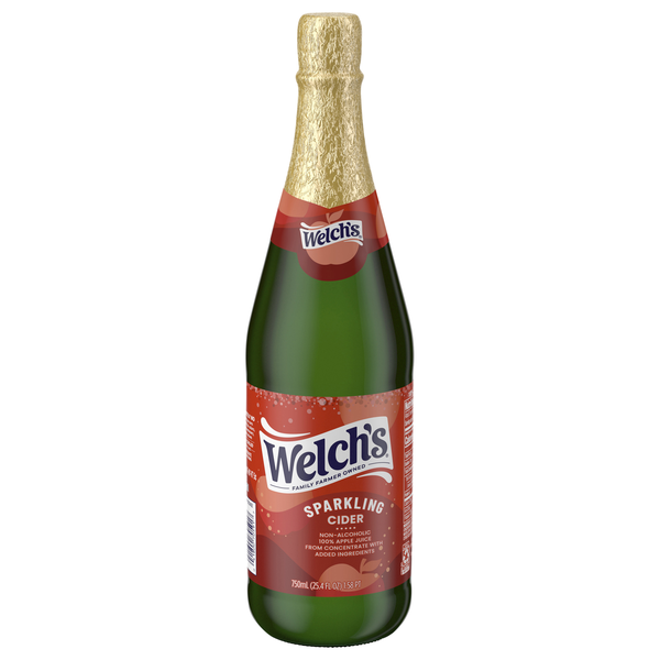 Welch's Sparkling Non-Alcoholic Cider 100% Apple Juice