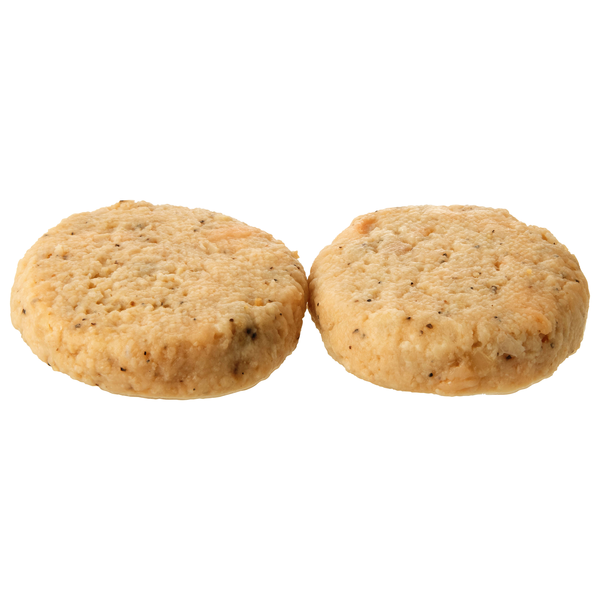 Hannaford Lightly Seasoned Atlantic Salmon Burgers - 2 ct Fresh