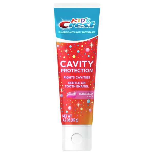 Crest Kid's Fluoride Anticavity Bubblegum Toothpaste