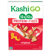 Kashi GO 12g Protein + Fiber Original Honey Multigrain Crisps Cereal