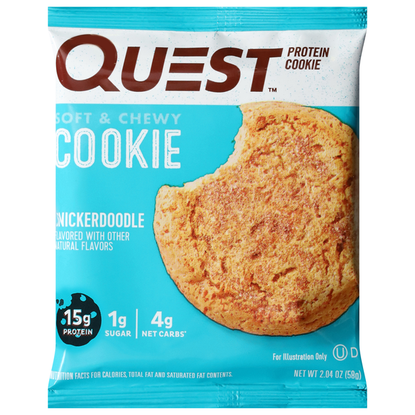 Save on Quest Keto Friendly Snickerdoodle 15g Protein Soft & Chewy