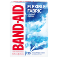 Band-Aid Brand Flexible Fabric Adhesive Bandages Watercolor Assorted Sizes