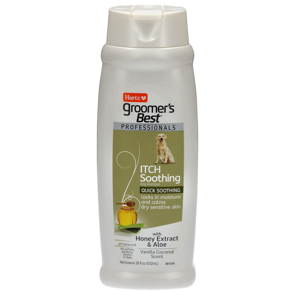 Hartz Groomer's Best Vanilla Coconut Itch Soothing Dog Shampoo