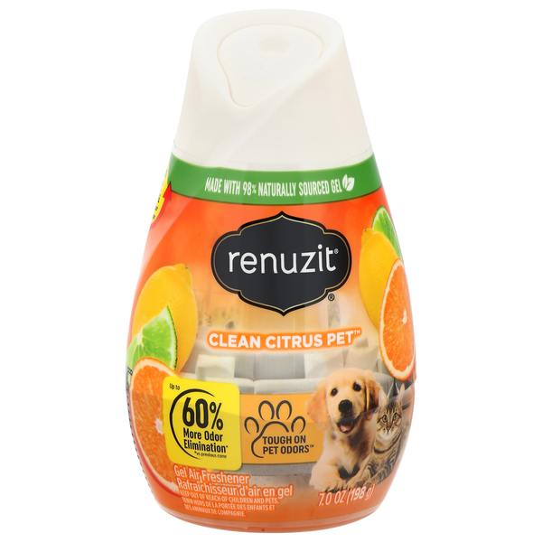 Renuzit Clean Citrus Pet Gel Air Freshener