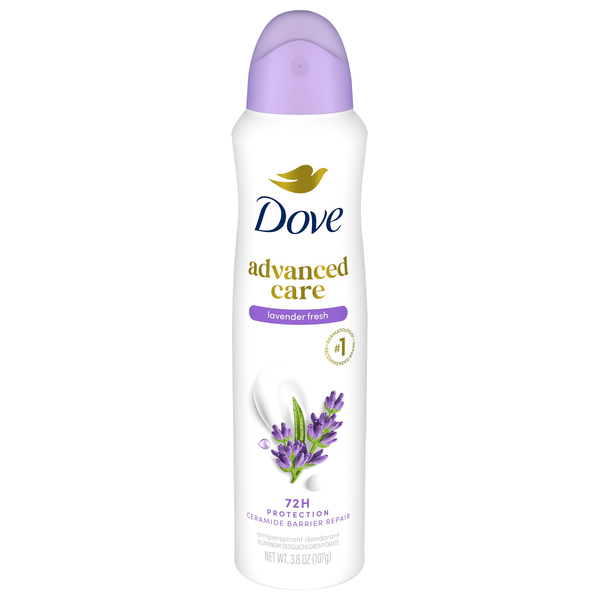 Dove Advanced Care Lavender Fresh Antiperspirant Deodorant Dry Spray