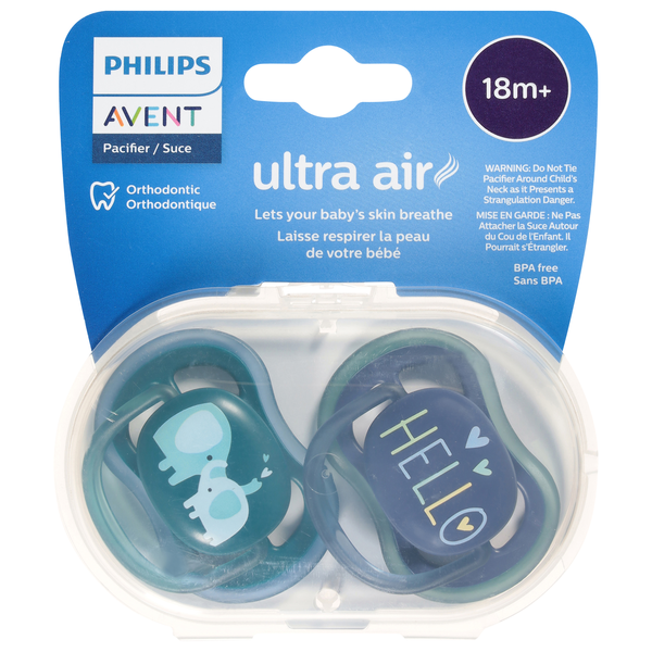 Philips Avent Ultra Air Orthodontic Pacifier 18+m