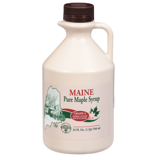 Maine Organic Amber Color Pure Maple Syrup