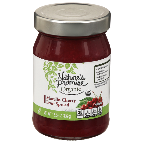 Nature's Promise Organic Morello Cherry Fruit Spread