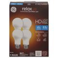 GE LED Relax Soft White Light Bulbs 8.5 w
