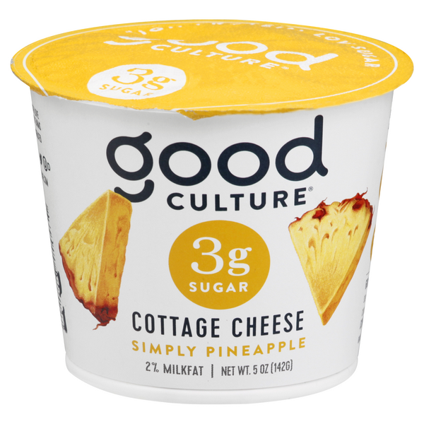 Save on Good Culture Cottage Cheese Simply Pineapple 3g Sugar 2